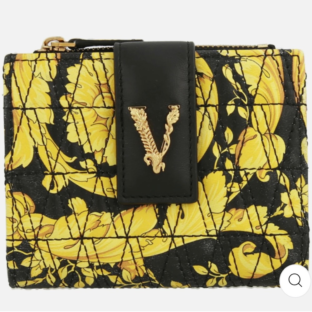 Versace Borocco Print Wallet in Box